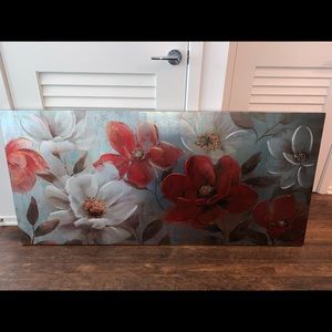 Large floral painting